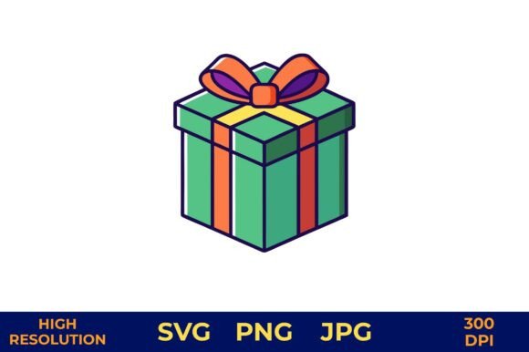 Colorful Gift Box Vector Art for Blog Graphics & Editorial Design