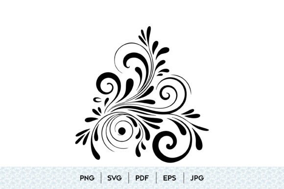 Decorative Flourish Corner SVG: Elegant Graphics for Visual Storytelling in Blogging and Digital Publishing
