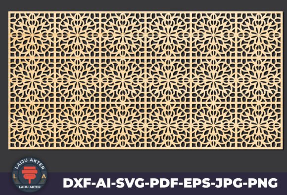 Elegant Ornament Laser Cut SVG for Sophisticated Design Projects