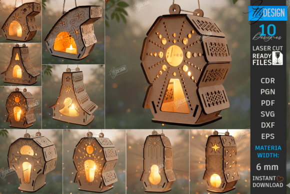 Fairy House Laser Cut Bundle Garden SVG for Home Decor & Laser Cutting Projects