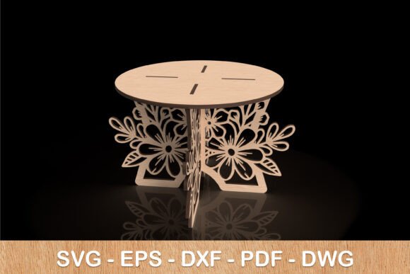 Floral Lace Plant Pot Stand - Laser Cut Review