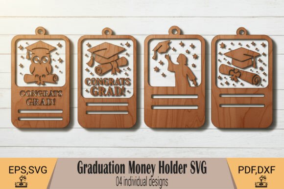 Graduation Cash Gift Holder SVG