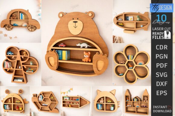 h1Modern Wall Shelf Laser Cut Bundle for Creative Crafting/h1