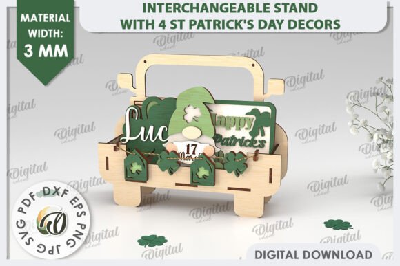 Interchangeable Stand St Patrick's Day