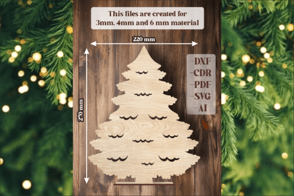 Laser Cut Christmas Tree Decor SVG Review for Real Embroidery Projects