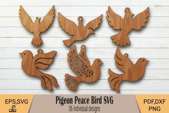 Peace Dove Laser Cut SVG: Elegant Design for Wall Decor & Creative Projects