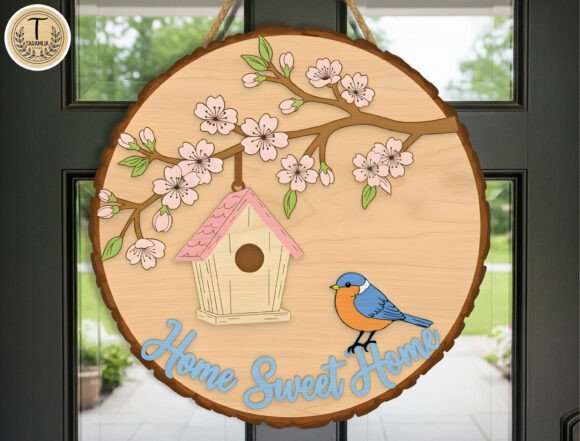 Spring Door Hanger Laser Cut Review for Real Embroidery Projects