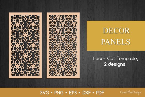 Stylish Laser-Cut Wall Decor Panels for Modern Brand Packaging