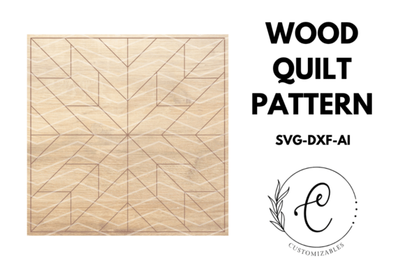 Wood Quilt Square Sign Laser Cut: A Versatile Design for Home Decor & Handmade Business